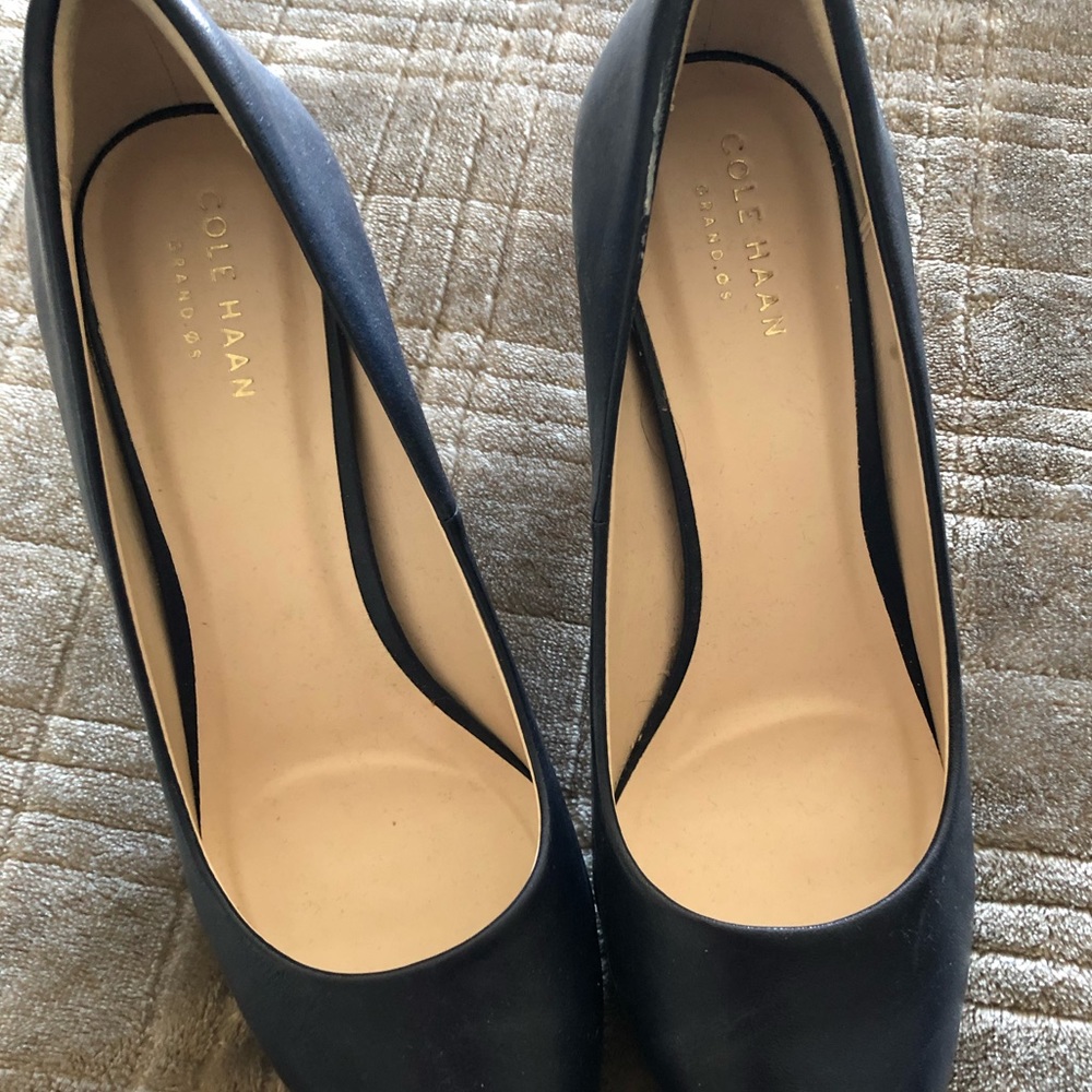 Cole Haan Navy Pumps